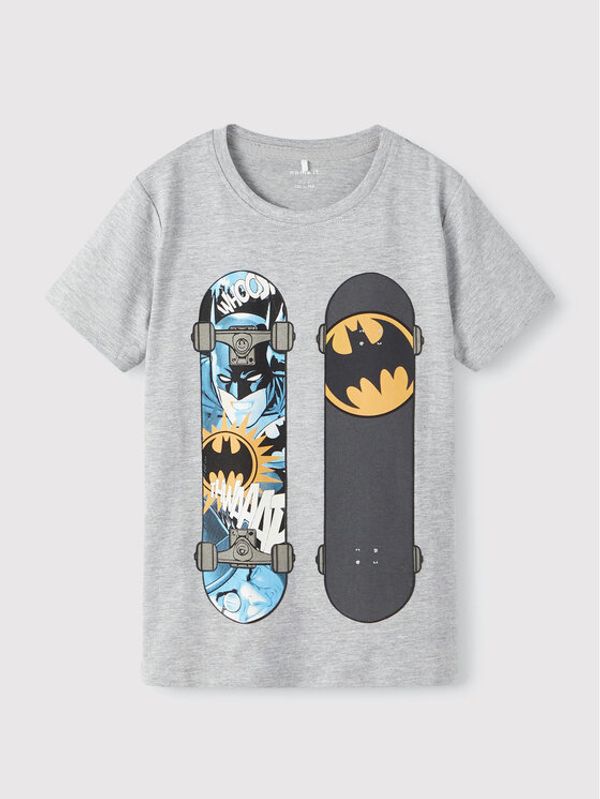 NAME IT NAME IT Тишърт BATMAN 13205402 Сив Regular Fit