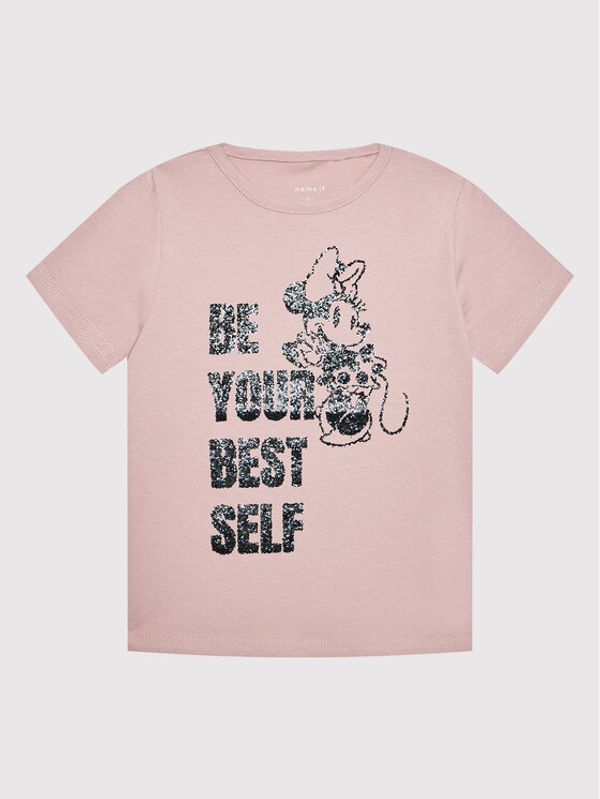NAME IT NAME IT Тишърт DISNEY 13198971 Розов Regular Fit