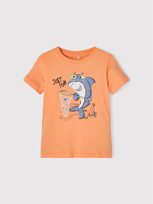 NAME IT NAME IT Тишърт Fritz Ss 13200922 Оранжев Regular Fit