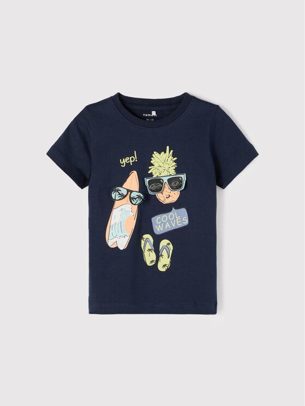 NAME IT NAME IT Тишърт Fritz Ss 13200922 Тъмносин Regular Fit