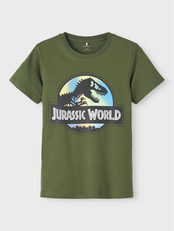 NAME IT NAME IT Тишърт Jurassic World 13219935 Зелен Regular Fit