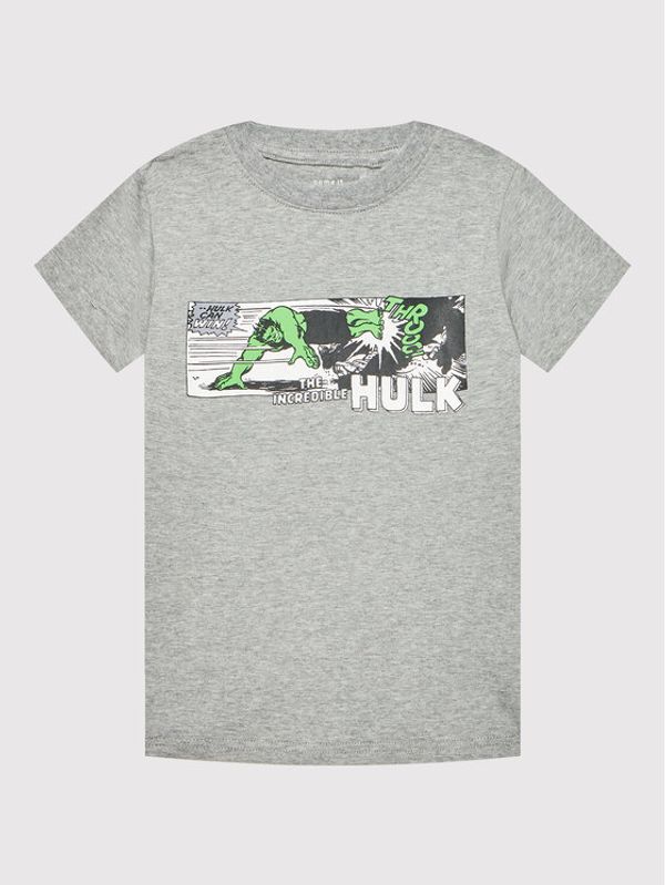 NAME IT NAME IT Тишърт MARVEL 13199855 Сив Regular Fit
