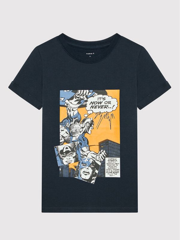 NAME IT NAME IT Тишърт MARVEL 13199855 Тъмносин Regular Fit