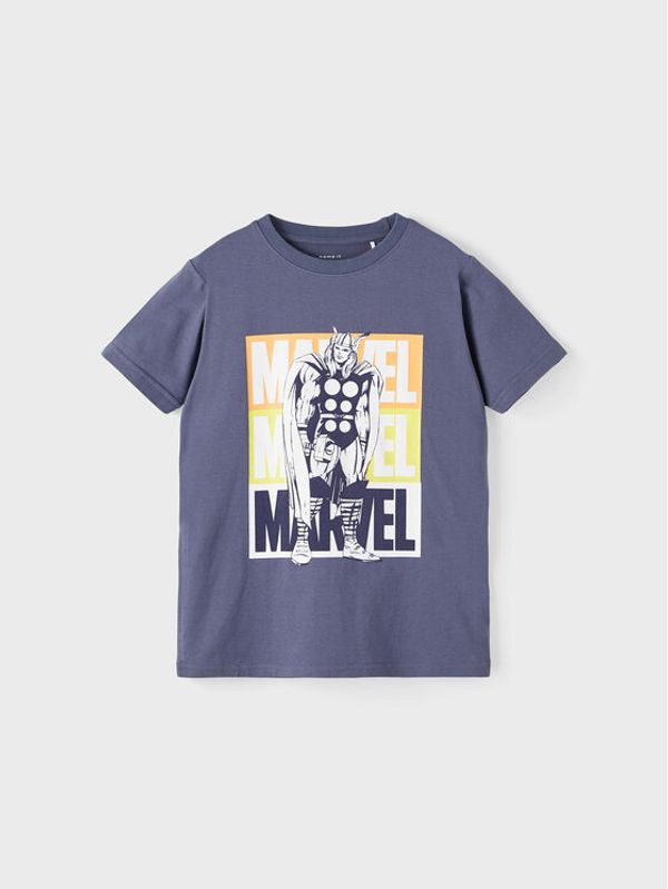 NAME IT NAME IT Тишърт MARVEL 13203684 Тъмносин Regular Fit