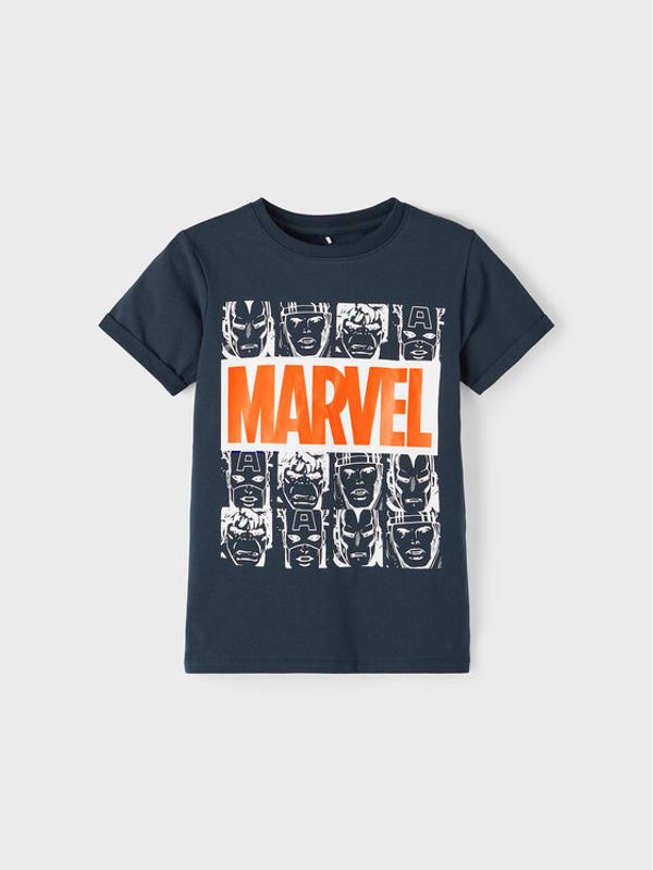 NAME IT NAME IT Тишърт MARVEL 13215747 Син Regular Fit