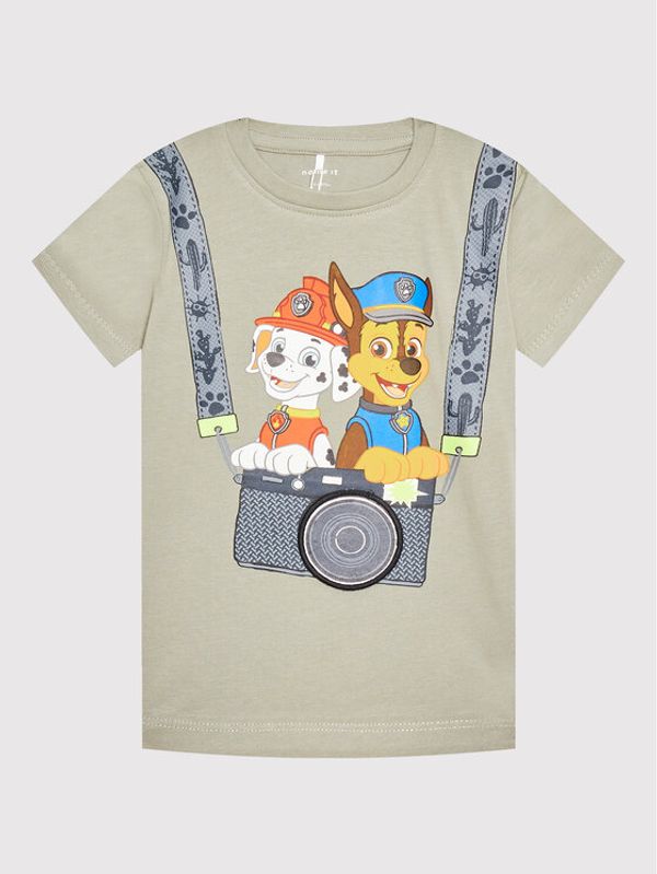 NAME IT NAME IT Тишърт PAW PATROL 13203540 Зелен Regular Fit