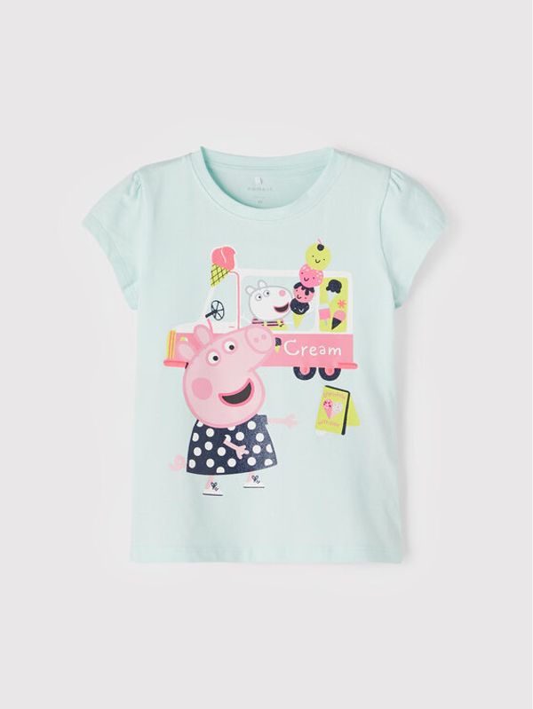 NAME IT NAME IT Тишърт PEPPA PIG 13201304 Зелен Regular Fit