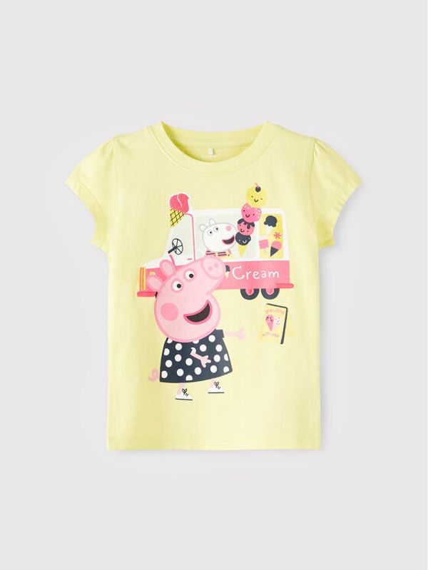 NAME IT NAME IT Тишърт PEPPA PIG 13201304 Жълт Regular Fit