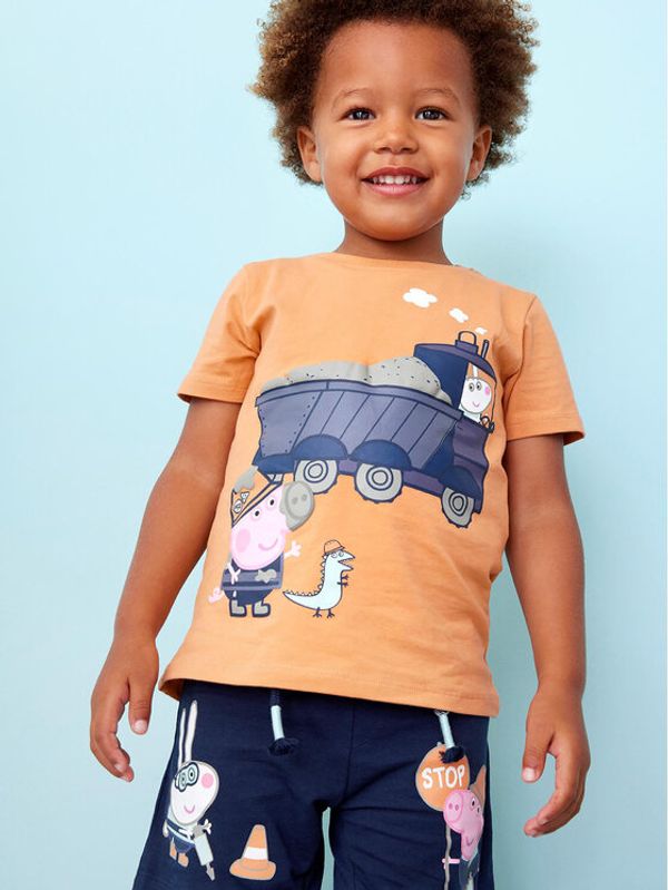 NAME IT NAME IT Тишърт PEPPA PIG 13203560 Оранжев Regular Fit