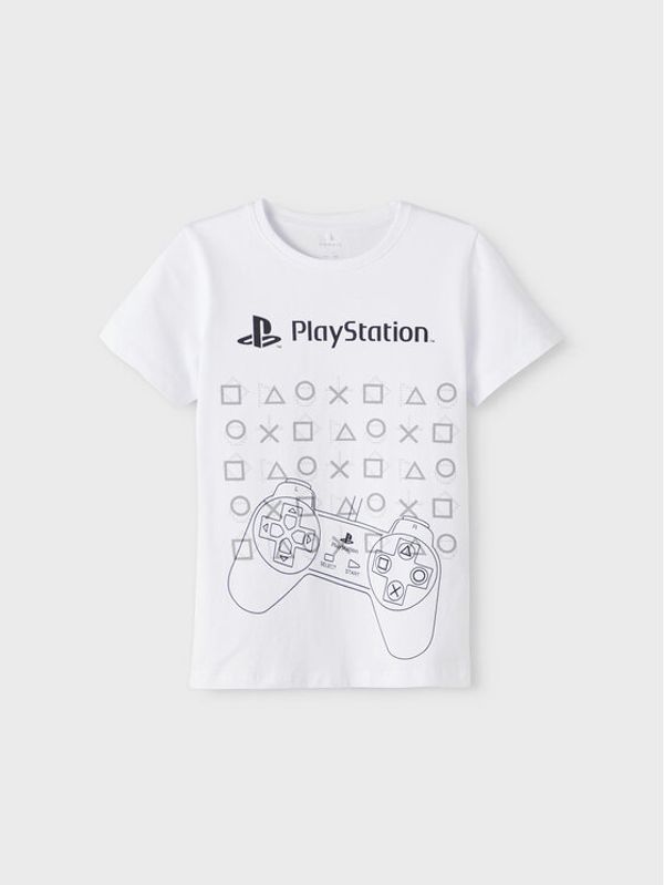 NAME IT NAME IT Тишърт PLAYSTATION 13208245 Бял Regular Fit