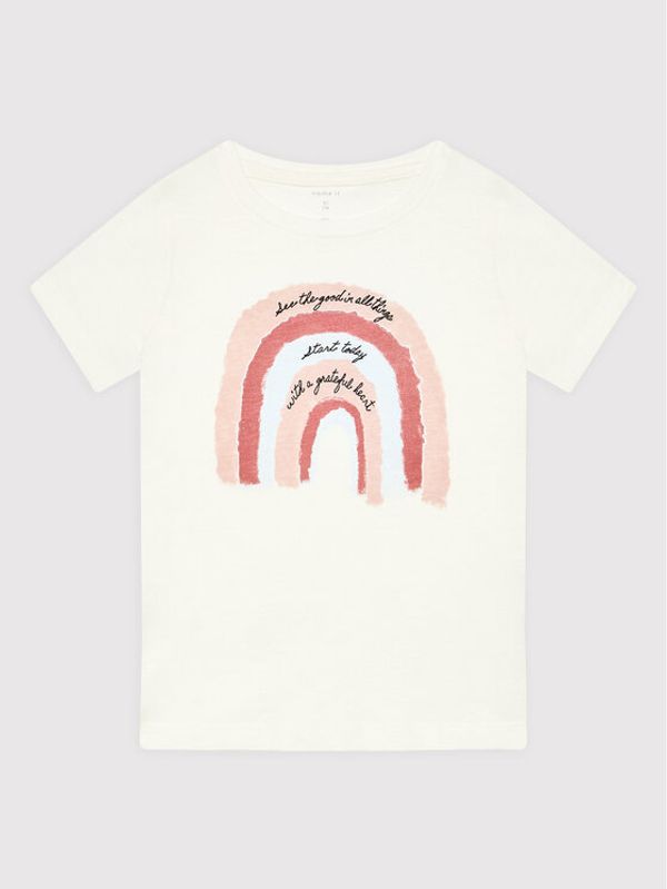 NAME IT NAME IT Тишърт Tenje 13198930 Бял Regular Fit