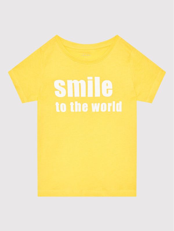 NAME IT NAME IT Тишърт Veen 13199708 Жълт Regular Fit
