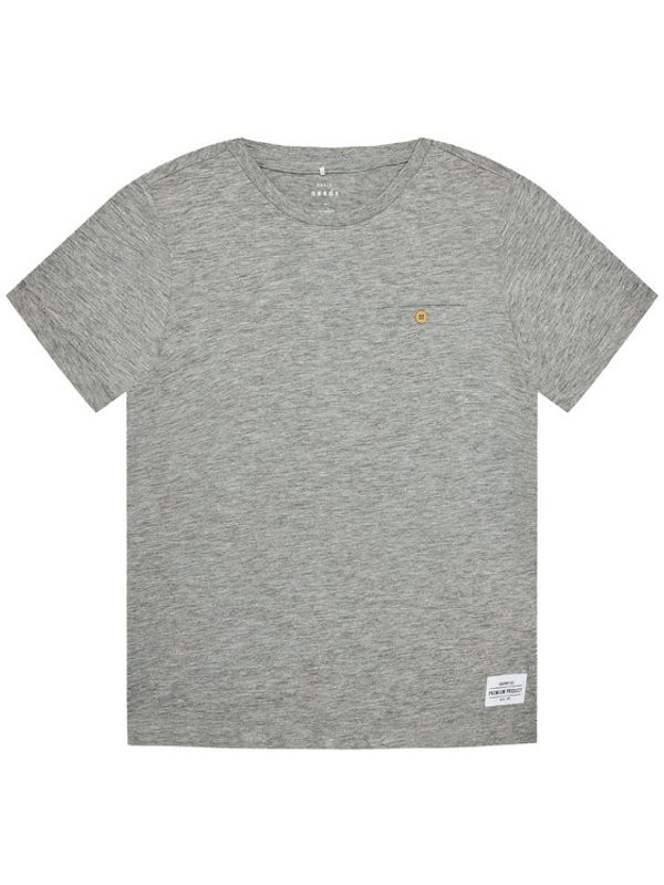 NAME IT NAME IT Тишърт Vincent 13189441 Сив Regular Fit