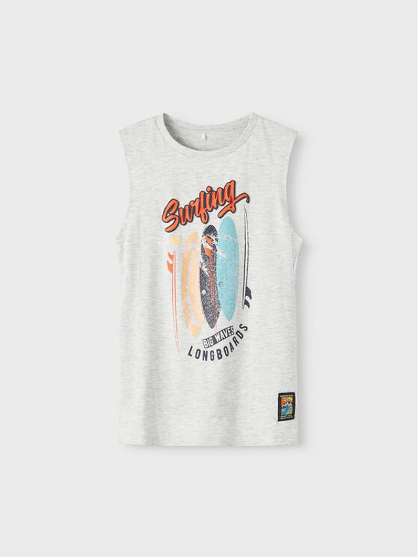 NAME IT NAME IT топ 13213982 Сив Regular Fit