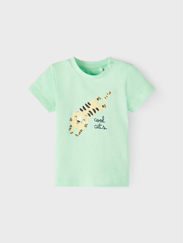 NAME IT NAME IT топ 13215720 Зелен Regular Fit