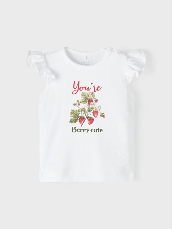 NAME IT NAME IT топ 13217455 Бял Regular Fit