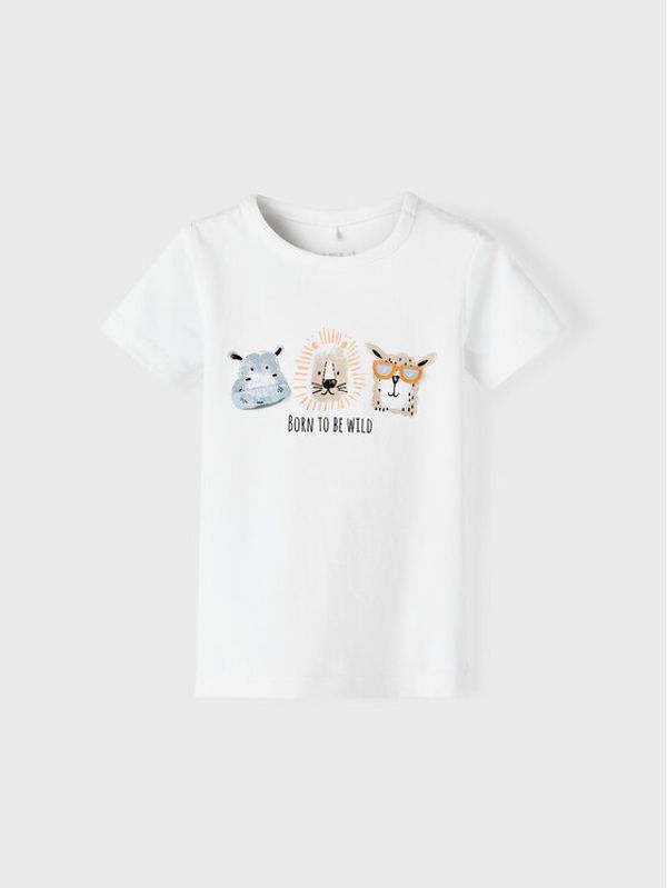 NAME IT NAME IT топ 13217646 Бял Regular Fit