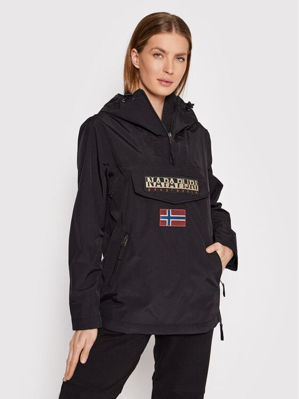 Napapijri Napapijri Анорак Rainforest NP0A4G7F Черен Regular Fit