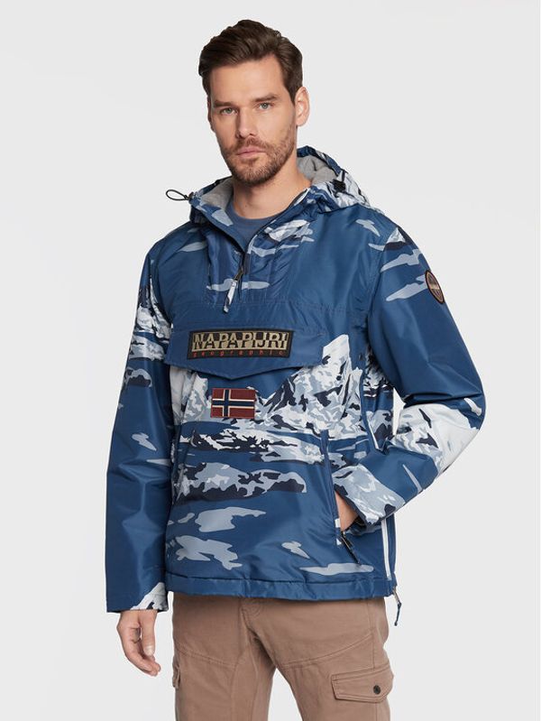 Napapijri Napapijri Анорак Rainforest NP0A4GME Син Regular Fit