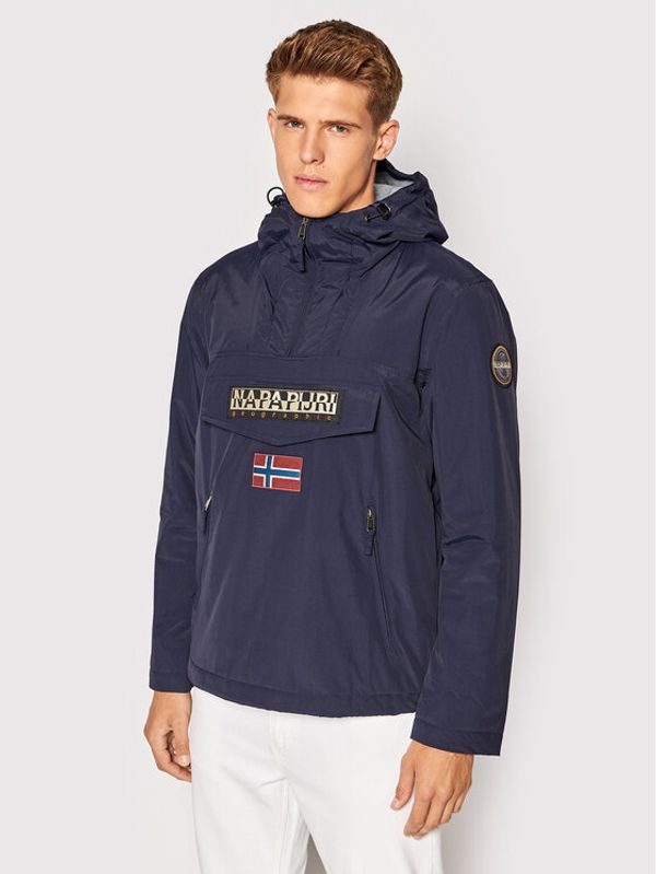 Napapijri Napapijri Анорак Rainforest Pocket 2 NP0A4GMD Тъмносин Regular Fit