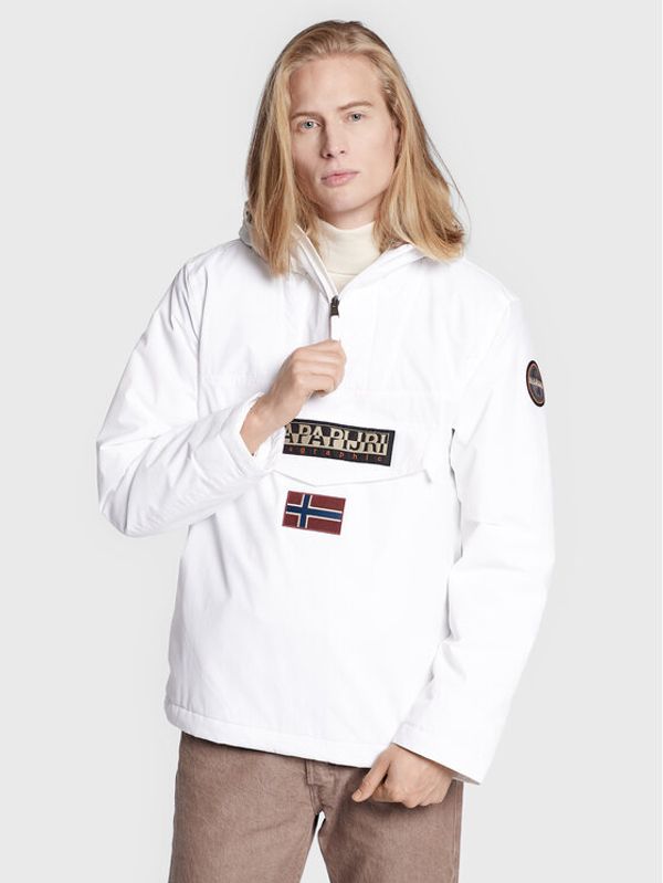 Napapijri Napapijri Анорак Rainforest Winter 3 NP0A4GMC Бял Regular Fit