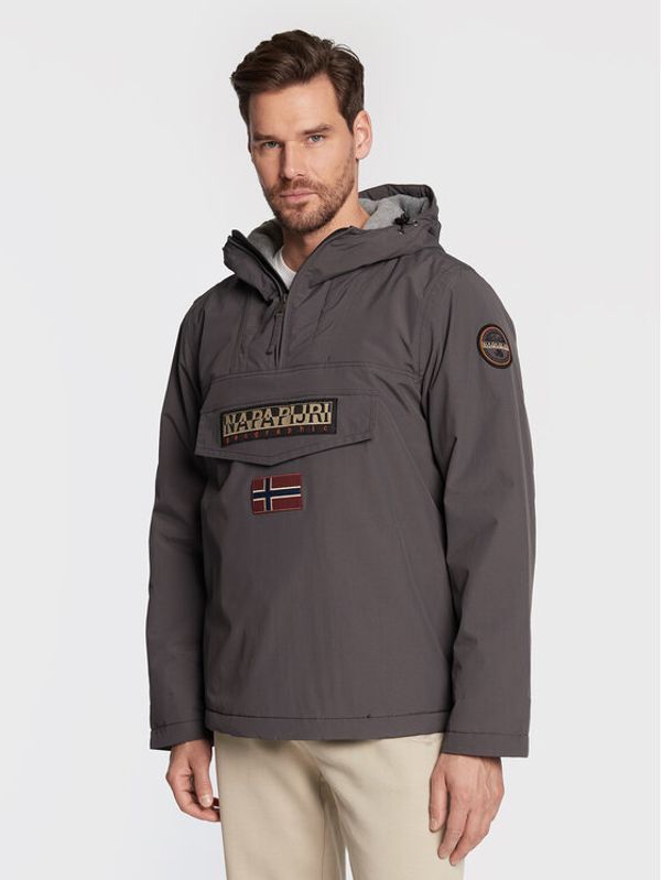Napapijri Napapijri Анорак Rainforest Winter 3 NP0A4GMC Сив Regular Fit