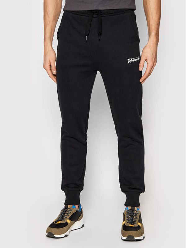 Napapijri Napapijri Долнище анцуг M-Box 1 NP0A4GBL Черен Regular Fit