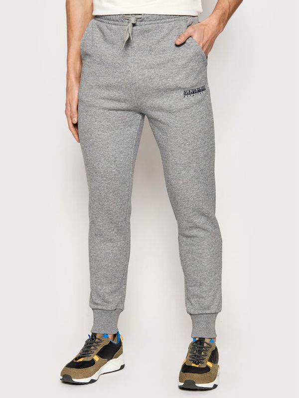 Napapijri Napapijri Долнище анцуг M-Box NP0A4GBL Сив Regular Fit