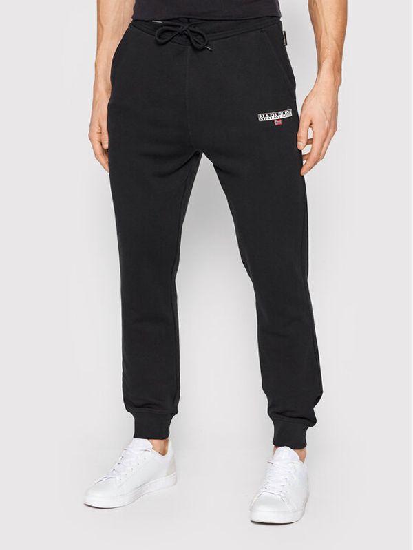 Napapijri Napapijri Долнище анцуг M-Ice 1 NP0A4GWJ Черен Regular Fit