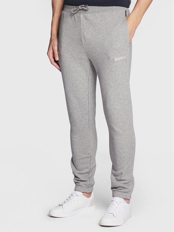 Napapijri Napapijri Долнище анцуг M-Morgex 2 NP0A4GK1 Сив Regular Fit