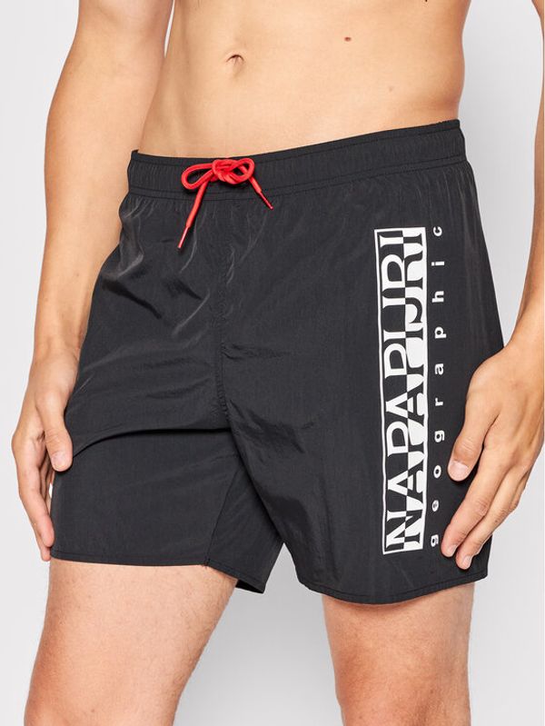 Napapijri Napapijri Плувни шорти V-Box NP0A4GAH Черен Regular Fit