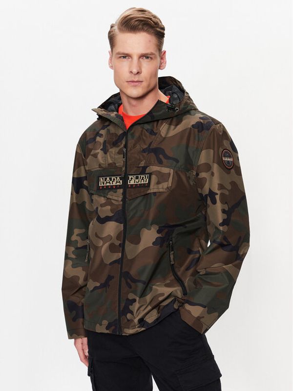 Napapijri Napapijri Преходно яке Rainforest NP0A4H2P Каки Regular Fit