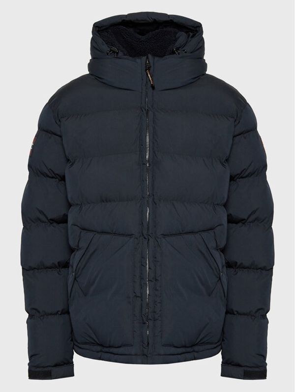 Napapijri Napapijri Пухено яке A-Raspeball NP0A4GNX Черен Regular Fit