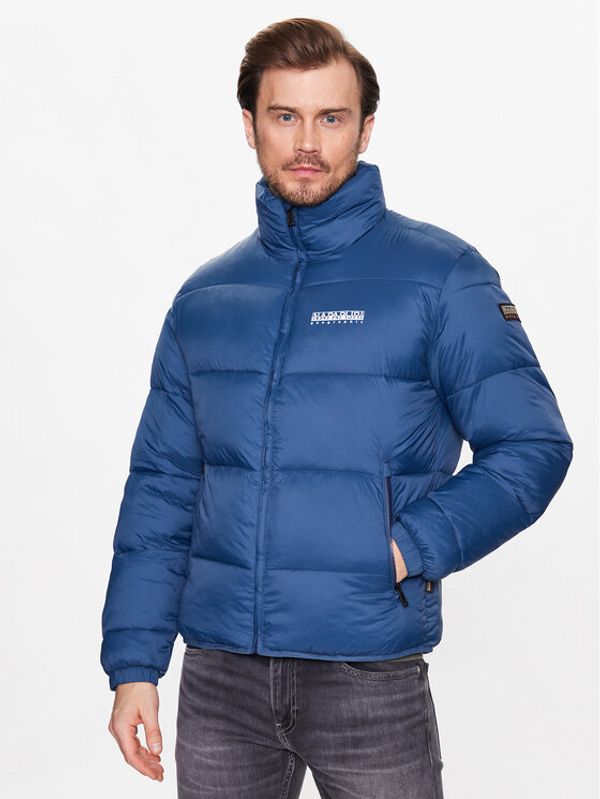 Napapijri Napapijri Пухено яке A-Suomi NP0A4GJF Тъмносин Regular Fit