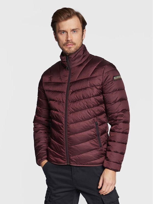 Napapijri Napapijri Пухено яке Aerons NP0A4GJN Бордо Regular Fit