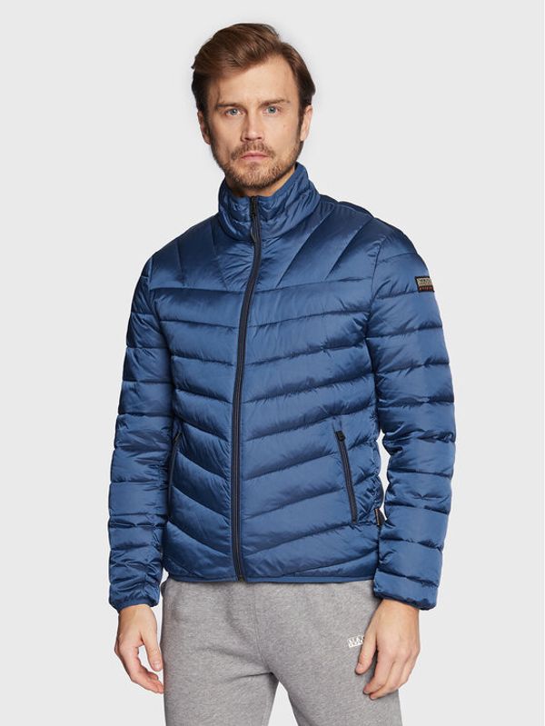 Napapijri Napapijri Пухено яке Aerons S 3 NP0A4GJN Син Regular Fit