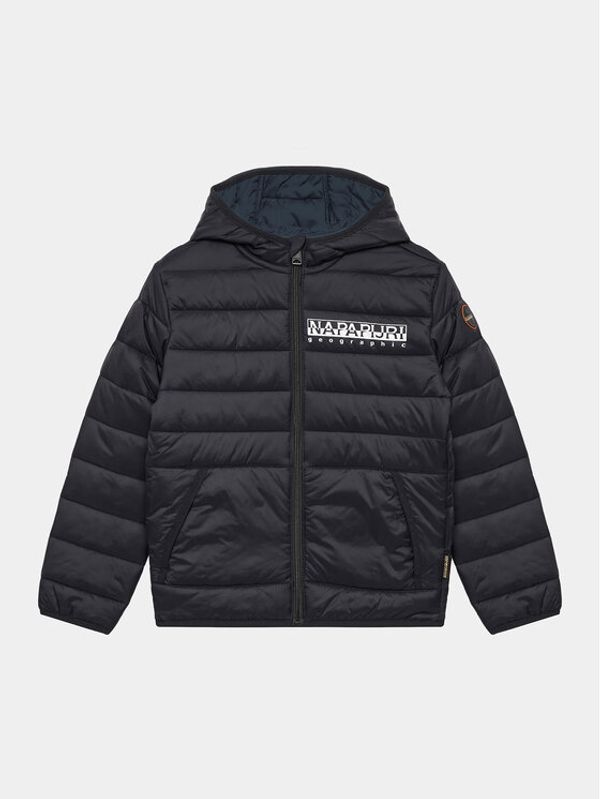 Napapijri Napapijri Пухено яке NP0A4GN5 M Черен Regular Fit