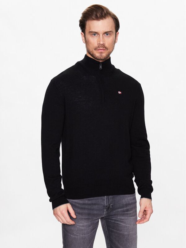 Napapijri Napapijri Пуловер Damavand Hz 4 NP0A4GJS Черен Regular Fit