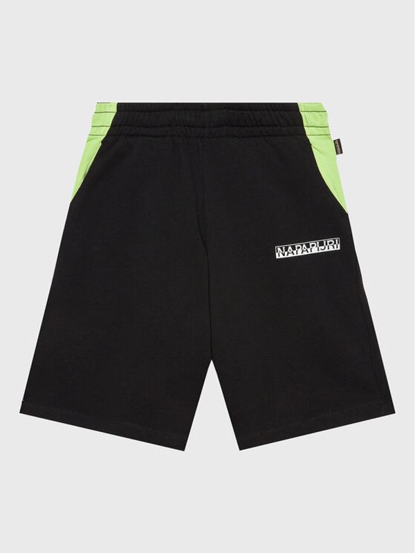 Napapijri Napapijri Шорти от плат Pinta NP0A4GX8 D Черен Regular Fit