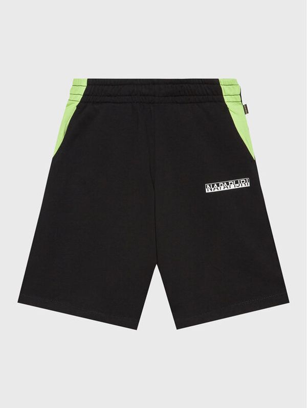 Napapijri Napapijri Шорти от плат Pinta NP0A4GX8 M Черен Regular Fit