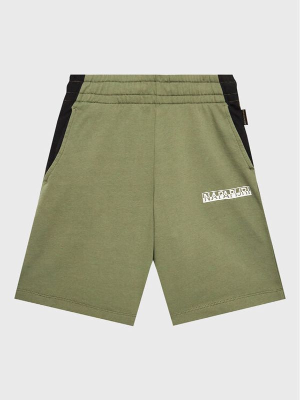 Napapijri Napapijri Шорти от плат Pinta NP0A4GX8 M Зелен Regular Fit