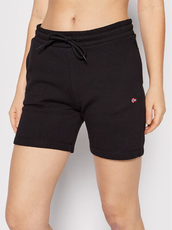 Napapijri Napapijri Спортни шорти Nalis NP0A4G7H Черен Regular Fit