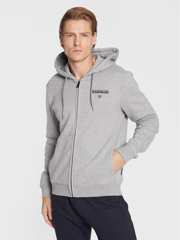 Napapijri Napapijri Суитшърт B-Ayas NP0A4GJB Сив Regular Fit