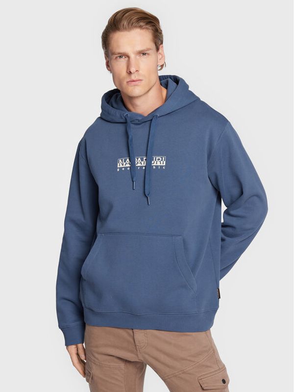 Napapijri Napapijri Суитшърт B-Box H S 1 NP0A4GBE Син Regular Fit