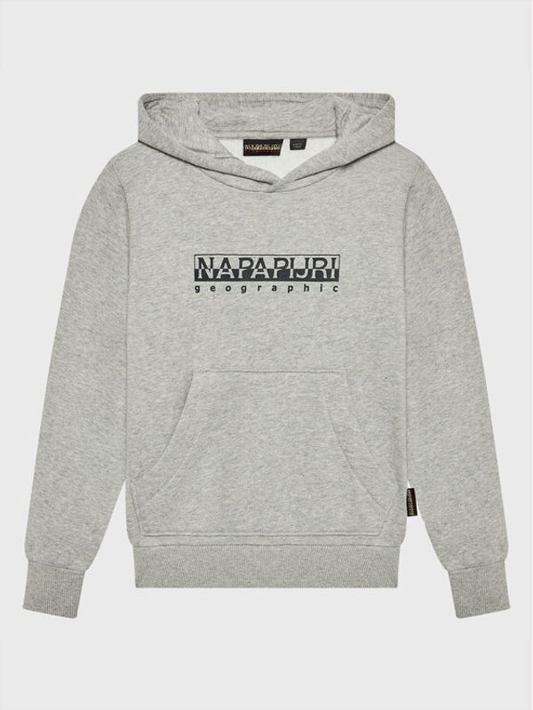 Napapijri Napapijri Суитшърт B-Box NP0A4GMO M Сив Regular Fit