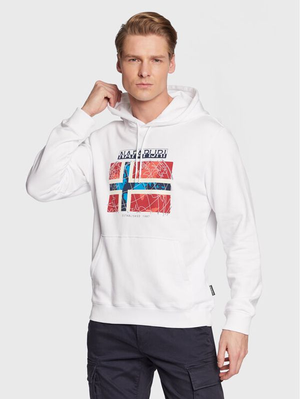 Napapijri Napapijri Суитшърт B-Guiro NP0A4GZT Бял Regular Fit