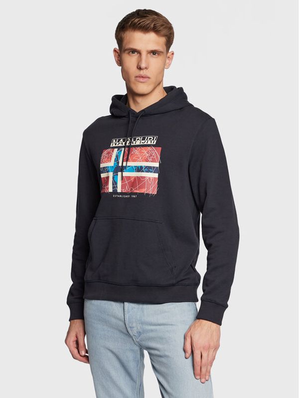 Napapijri Napapijri Суитшърт B-Guiro NP0A4GZT Тъмносин Regular Fit