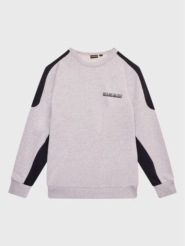 Napapijri Napapijri Суитшърт B-Pinta NP0A4GXC D Сив Regular Fit