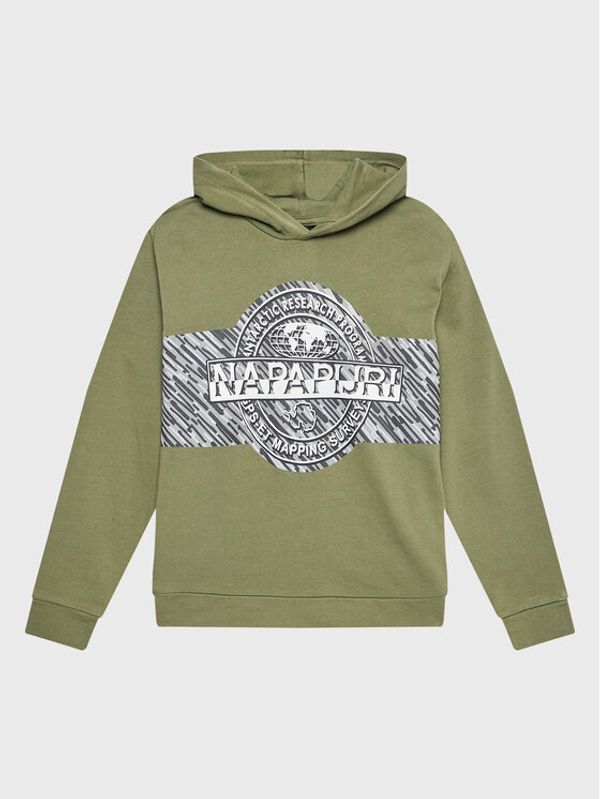 Napapijri Napapijri Суитшърт B-Pinzon NP0A4GXD D Зелен Regular Fit