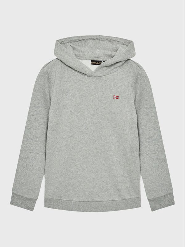 Napapijri Napapijri Суитшърт Balis NP0A4GMR S Сив Regular Fit